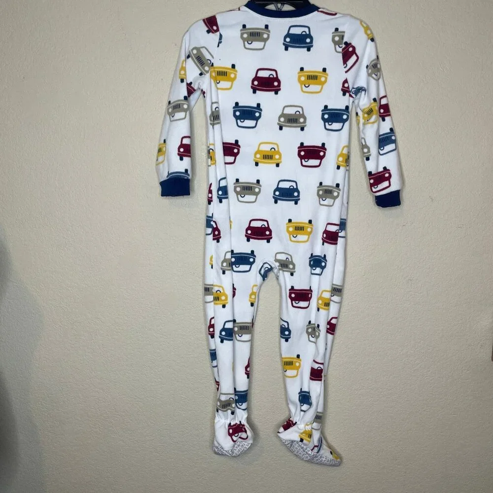 Carter’s 5T Fleece Footed Pajamas Cars Print Sleeper